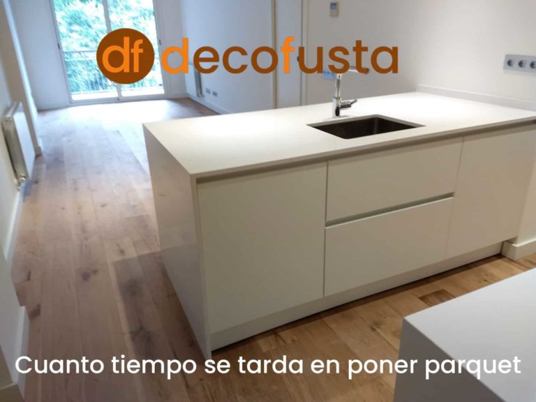 Cuanto tiempo se tarda en poner parquet
