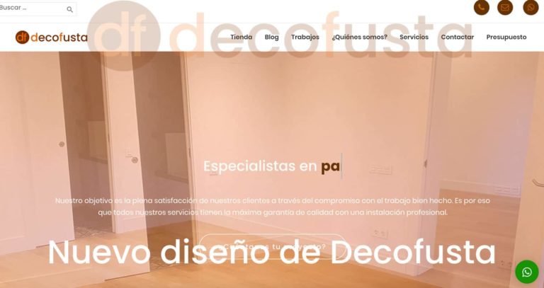 Nuevo diseño de Decofusta