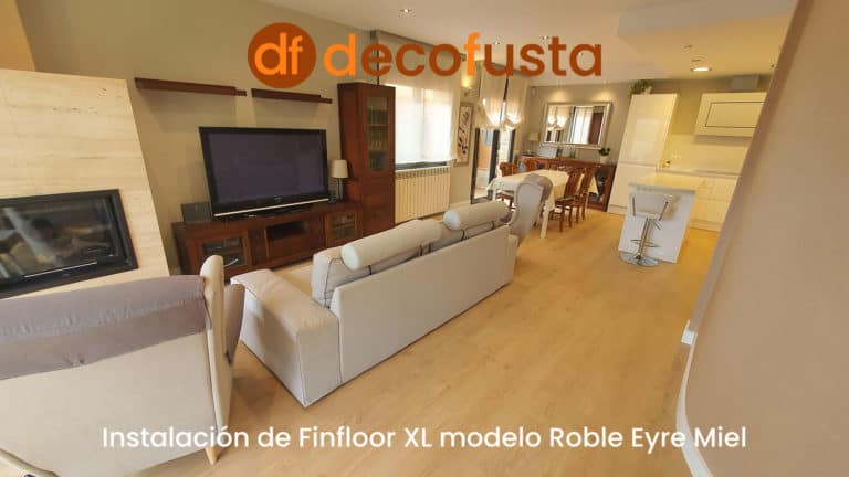 Instalación de Finfloor XL modelo Roble Eyre Miel