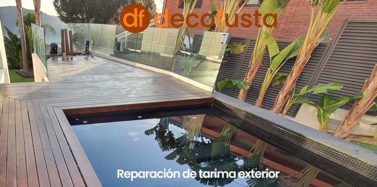 Reparación de tarima exterior