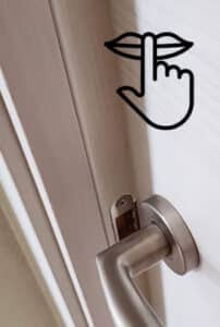 puertas sin ruido laminada