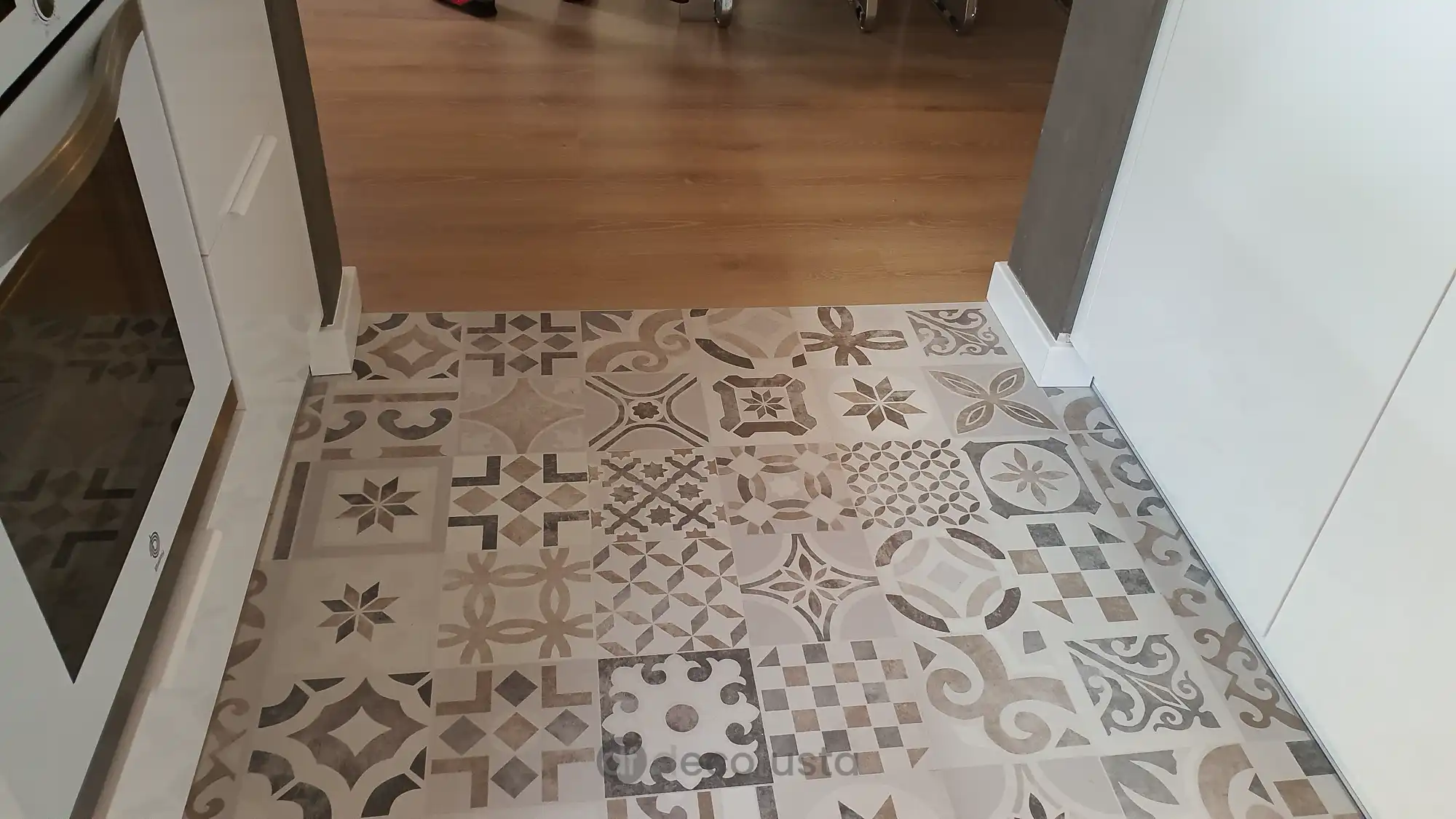 Suelo laminado imitación hidráulico